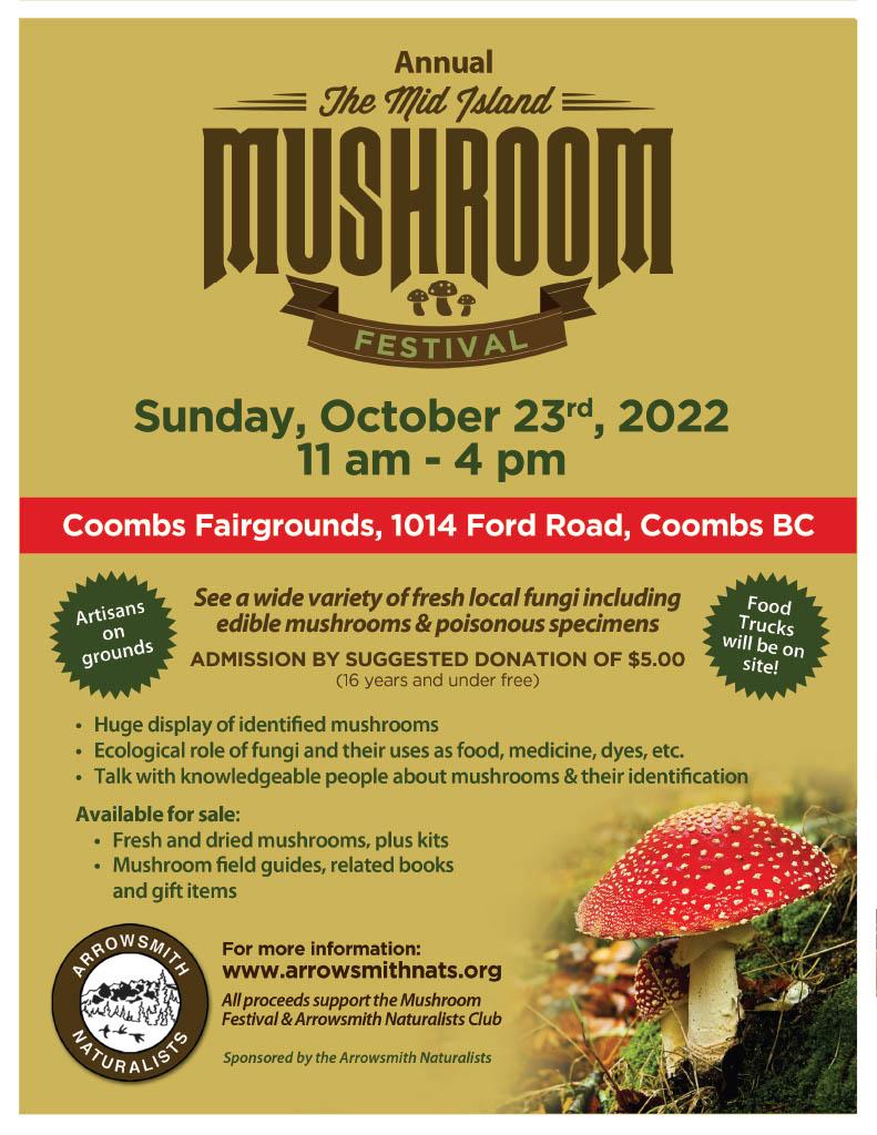 Mushroom Festival 2022 poster
