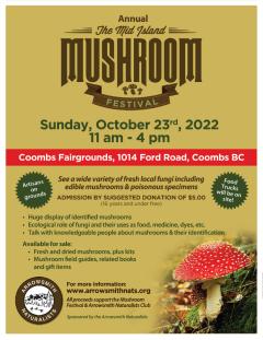 Mushroom Festival 2022 poster
