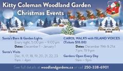 Kitty Coleman Woodland Garden Christmas Events 2022